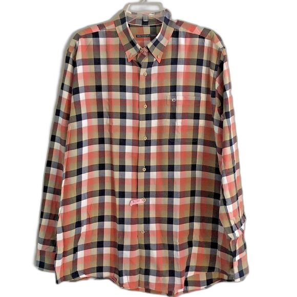 Southern Tide Plaid Cotton Shirt Mens Size Large Long Sleeve Button Down Preppy - Picture 2 of 12